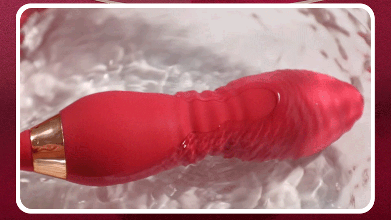 Rose Muncher Nibbler Tongue Licking Sucking & Dildo Vibrator